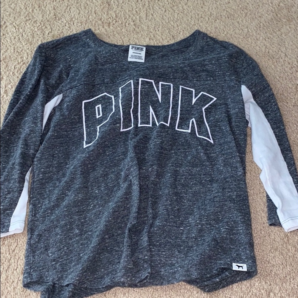 mid sleeve t shirt from PINK
